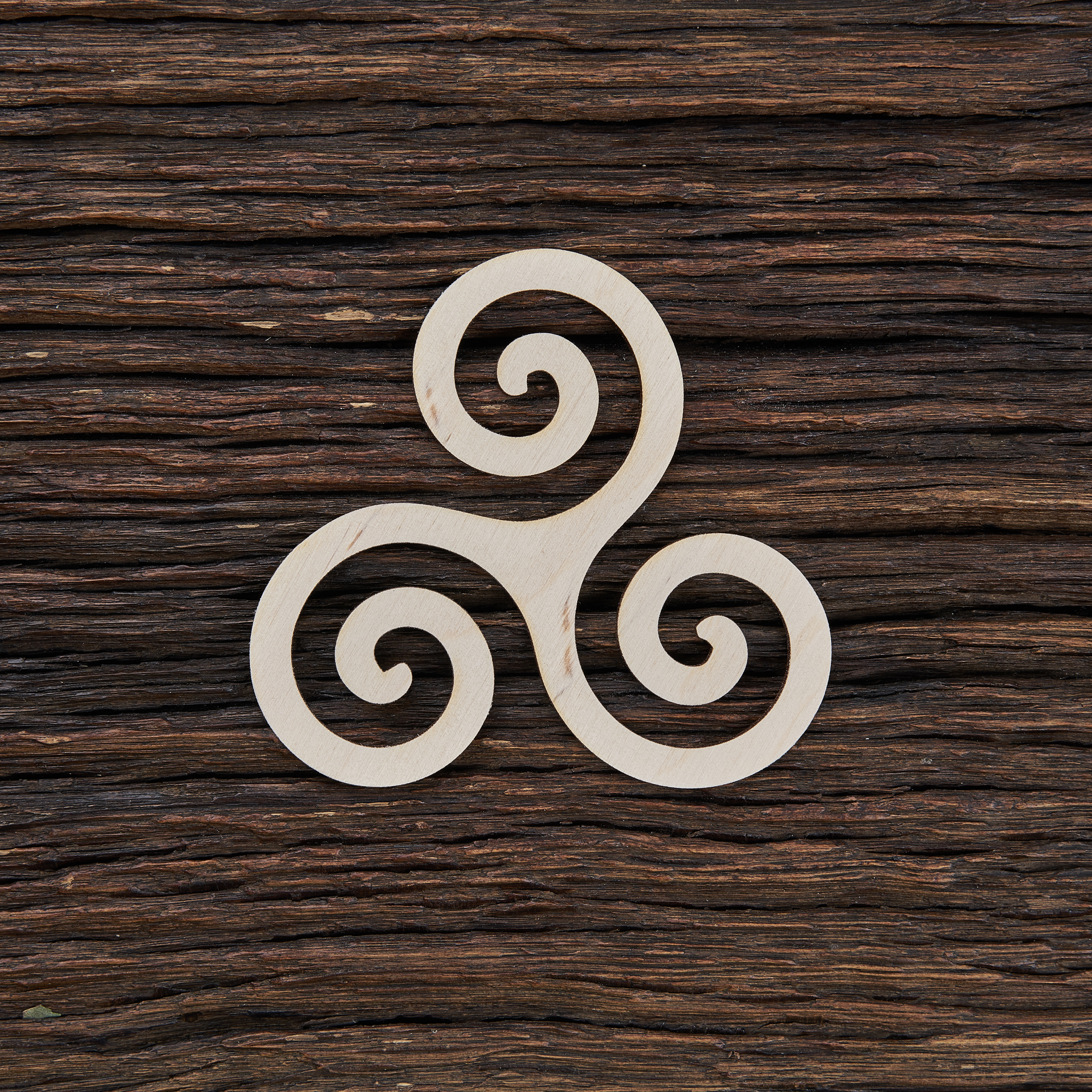 Keltiškas simbolis - medinis gaminys, pjautas lazeriu - dekoravimui ir dažymui 