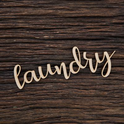 Laundry - medinis gaminys, pjautas lazeriu - dekoravimui ir dažymui