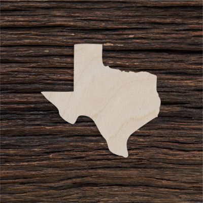 Texas - medinis gaminys, pjautas lazeriu - dekoravimui ir dažymui
