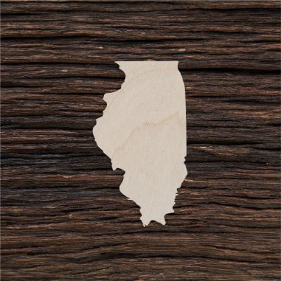 Illinois - medinis gaminys, pjautas lazeriu - dekoravimui ir dažymui